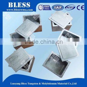 luoyang sintering Ion injection parts tungsten crucible