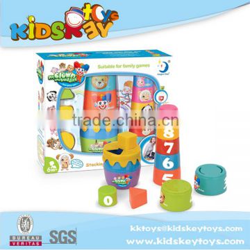 Multifunction Brain training educational toys plastic baby stacking cup