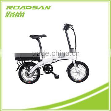 24V Lithium Battery Green Power Folding Electric Motor Bike Home