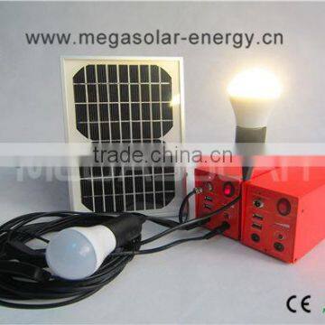 Mini portable solar Power Kits with LED Lamp for Home MS-105SLS