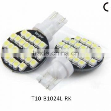 24 pcs 3528 smd 194 t10 w5w car led auto bulb