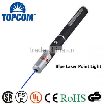 Blue Red Green LED Flashlight Torch Light With Laser Pointer