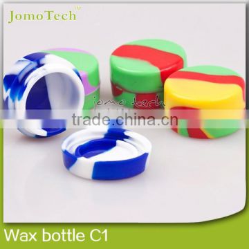 e smoker wholesale silicone oil dab wax container, colorful wax bottle