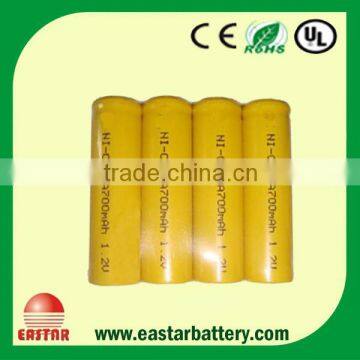 Rechargeable Ni-CD Battery AA 700mAh 1.2V