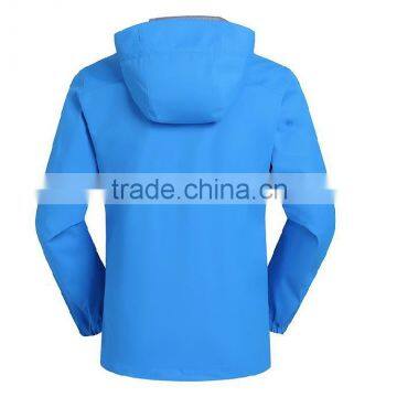 OEM Men Winter 10000mm Waterproof Blue Softshell Jacket photo-3
