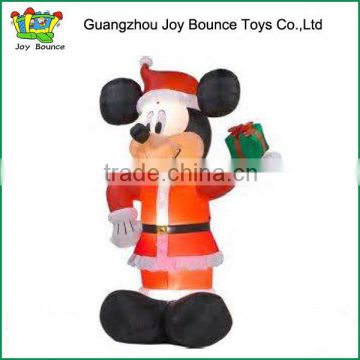 Newest customized inflatable Mickey Mouse for christmas