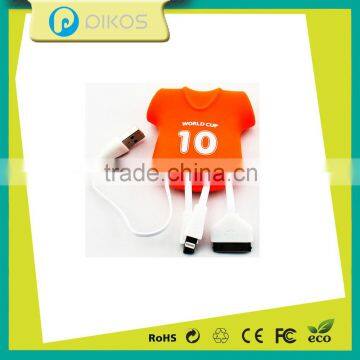 World Cup Jerseys Data Cable for Mobile Phone