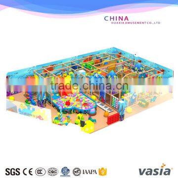 Soft Kids big colorfull Playground with trampoline