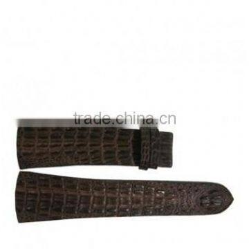 Crocodile leather watchband SCRWC-019