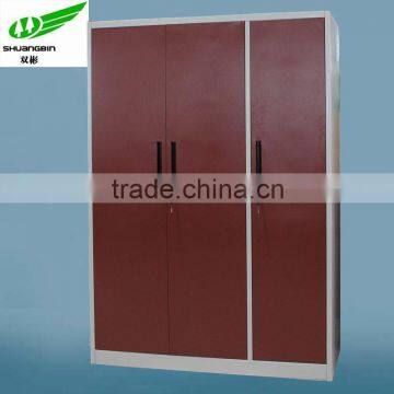 Luoyang High Quality 3 Door Practical Bedroom Designer Almirah Wardrobe With Mirro photo-2