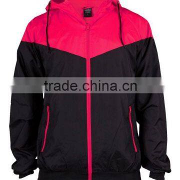 new black/red man's windbreaker