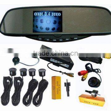 Car parking sensor with camera