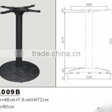 Hot sale coffee dining round wrought cast iron table base table leg HS-A009B