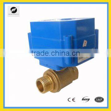 CWX-15 male thread electric valve auto control BSP standard for flow control