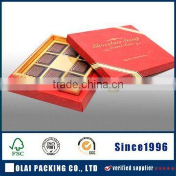 Popular Chocolate Box with Tray and Corrugated Paper