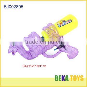 New toy 2015 clear purple snake shape plastic water gun toy