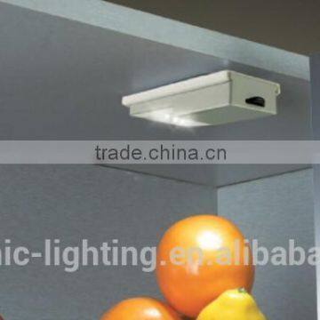 OEM battery operated LED top mounted Cabinet Light with door switch