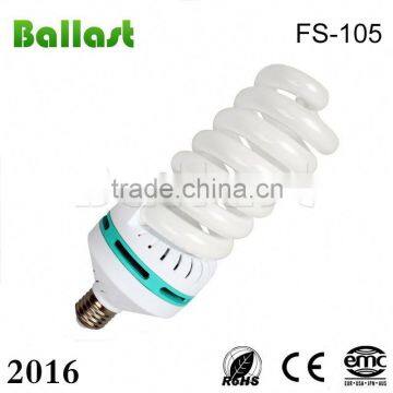 Full spiral 105W photography light triphosphor