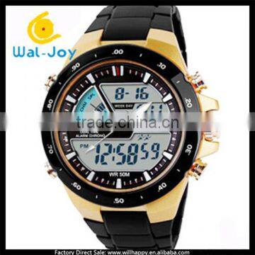 2014 high quality pretty vogue 50ATM waterproof men calendar quartz watch(WJ-2149)