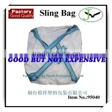 100% polytpropylene pp woven sling bag for 1000kg cement, pp woven 1500kg sling bag for fertilizer