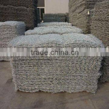 60x80mm Galvanized hexagonal Gabion Mesh