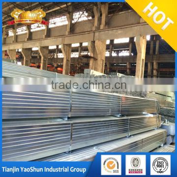 Iron GI / pre galvanized hollow section square iron tube