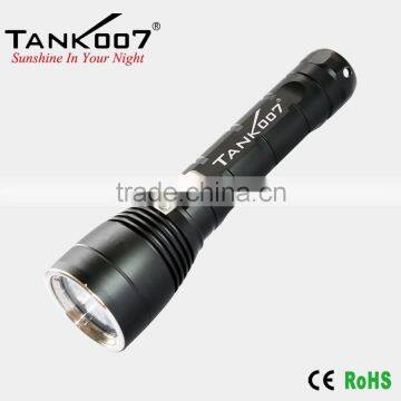 200 meters professional rechargeable led diving flashlight TANK007 D60