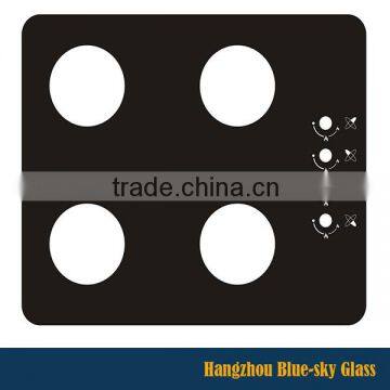 LT 6mm 8mm low price standard tempered gas stove glass with CE certificates