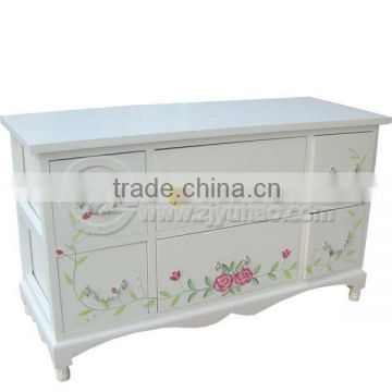 Drawing flower cabinet