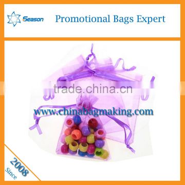 Factory prices jewelry storage pouch organza bag yarn storage bag