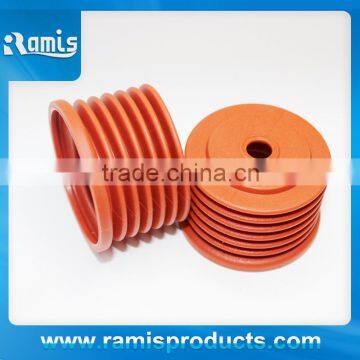 Silicone red sanitary grommet