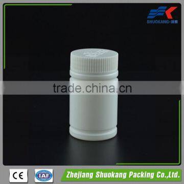 Manufacture Empty container 100ml White PE Plastic Empty Pill Bottle For Capsules