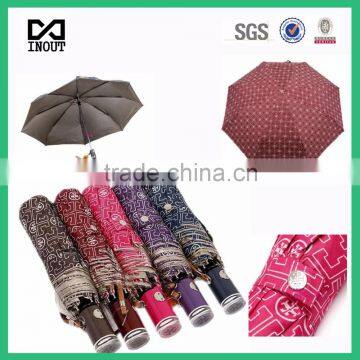 Xiamen auto open close Rain 3 folds Umbrella