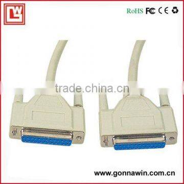 RS232 Cable / Serial Cable / DB25 Cable F TO F Cable