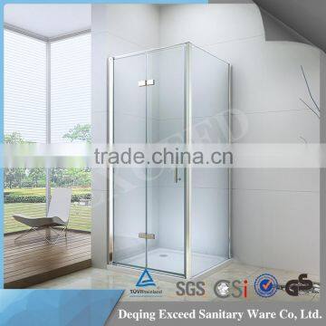 Good price Square shape portable shower enclosure aluminum profile with folding door                        
                                                                                Supplier's Choice