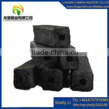 High heat value machine- made charcoal type barbecue coal supplier