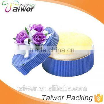 Fashional designed special paper made blue pink party favor boxes