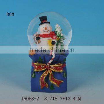 High quality resin snow dome for christmas gift