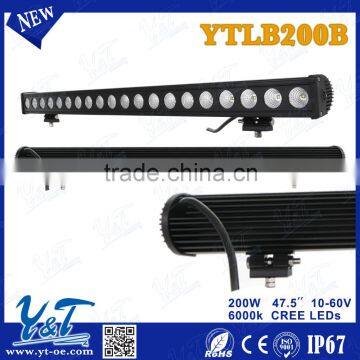 200watt Singl Row Led Light Bar 17000lm Ip67 12v Waterproof Led Light Bar Led Light Offroad Orange Color photo-5