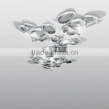 0816-24 a cluster of several pebble-like ABS injection molded reflecting units Ceiling Light lamp