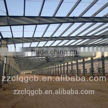 one slope steel frame with glass wool panels