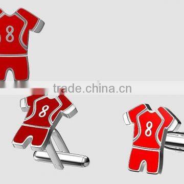 Custom Design Fashion Uniform Stainless Steel Enamel CufflInks
