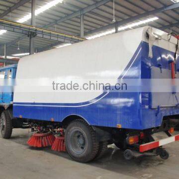 New Design Yellow Color Cheap Price Customized Dongfeng153 6m3 6cbm Sweeper Truck for Sale photo-4