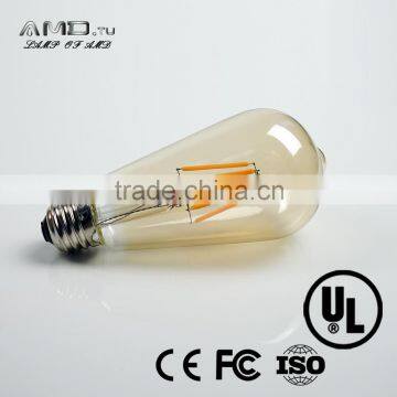 UL CE RoHS approval best sell ST58 2200K 2700k 2w 3w 4w Vintage led light bulb st58led light