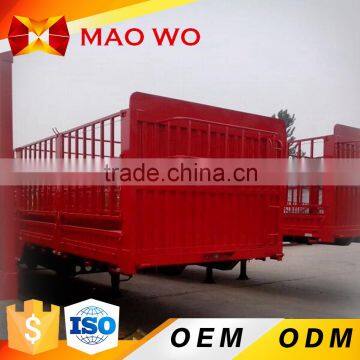 Guangzhou MAOWO Hot Sale 3 Axle 40ft Flatbed Container Semi Trailer Price photo-4