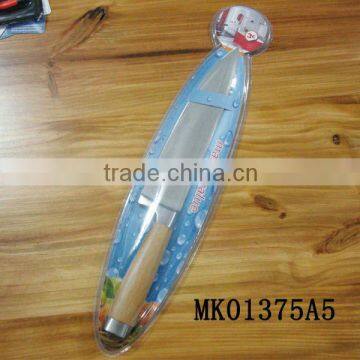 CHEF KNIFE BAMBOO HANDLE