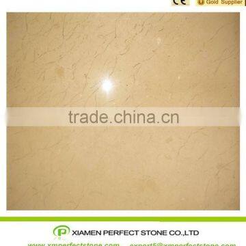 Glossy polished century beige marble slab Century cream marble