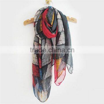 2013 the newest style 100% polyester scarf