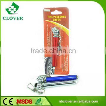 Aluminum and Plastic Material Pen Shape Car Tire Low Pressure Gauge photo-3