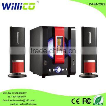 Chinese manufactory 2.1 multimedia computer active speaker with usb input